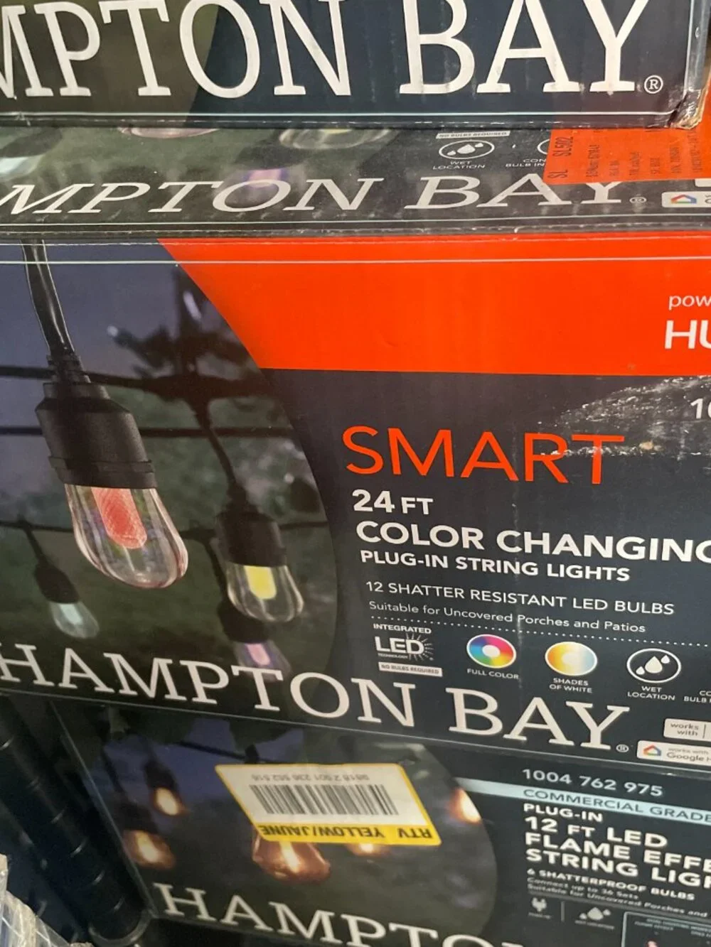 Hampton Bay 24ft Color Changing Outdoor String Lights